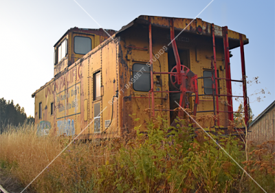 Retired UP Caboose